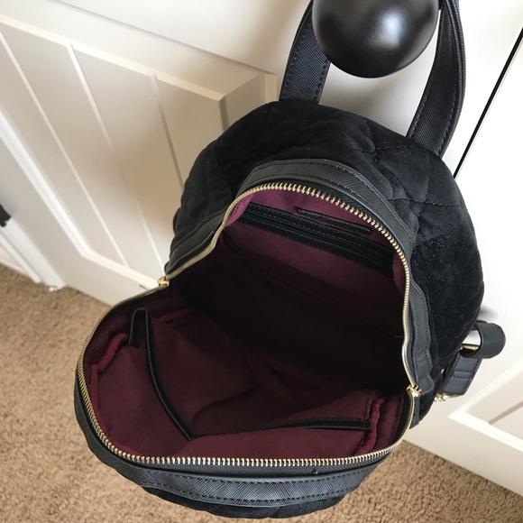 Adrienne Vittadini Velvet Mini Backpack - Picture 2 of 6